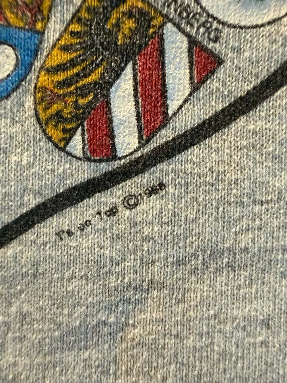 Vintage 1988 Jerzees Germany Cities Coat of Arms Crest Souvenir Crewneck Sweatsh